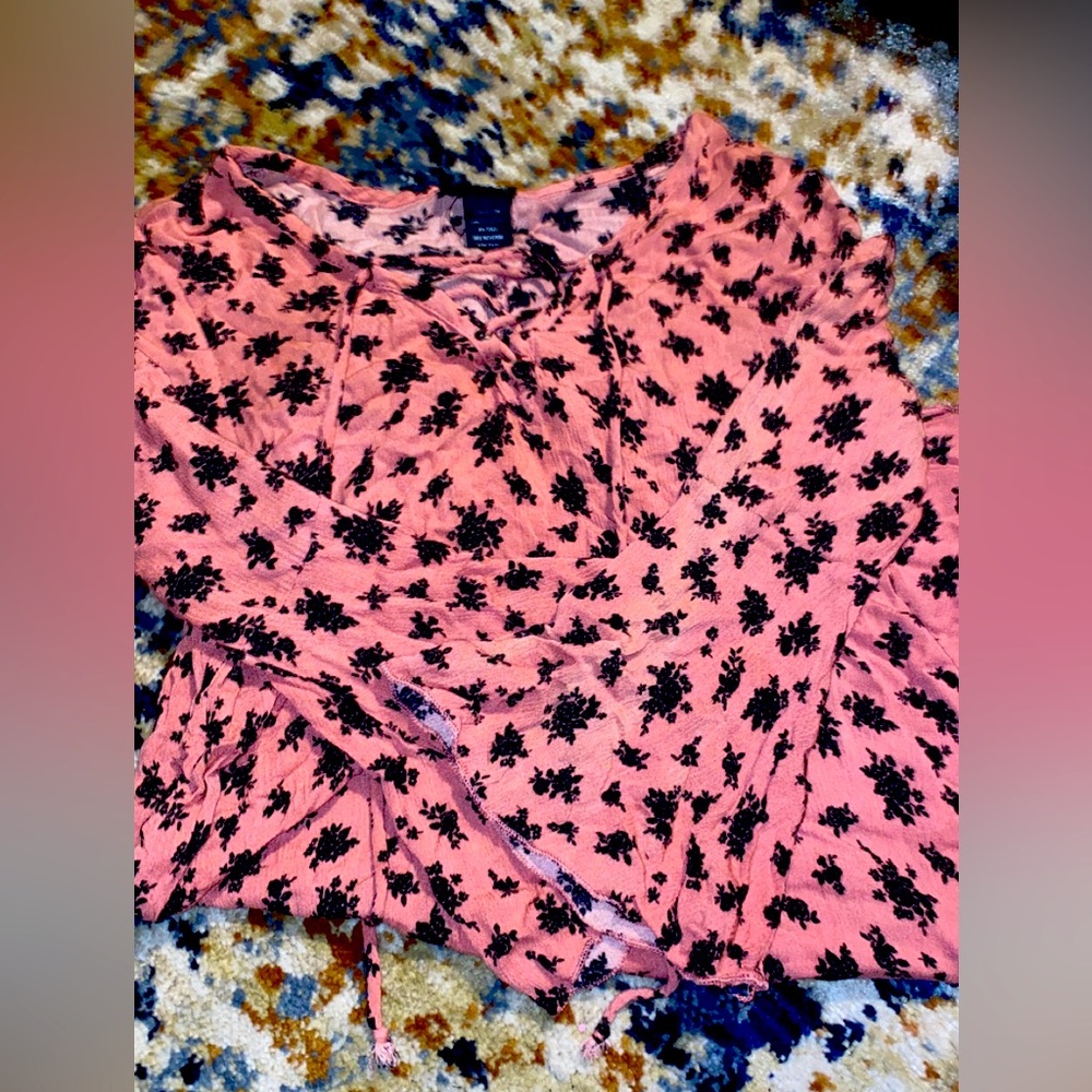 Little pink dress short flowy